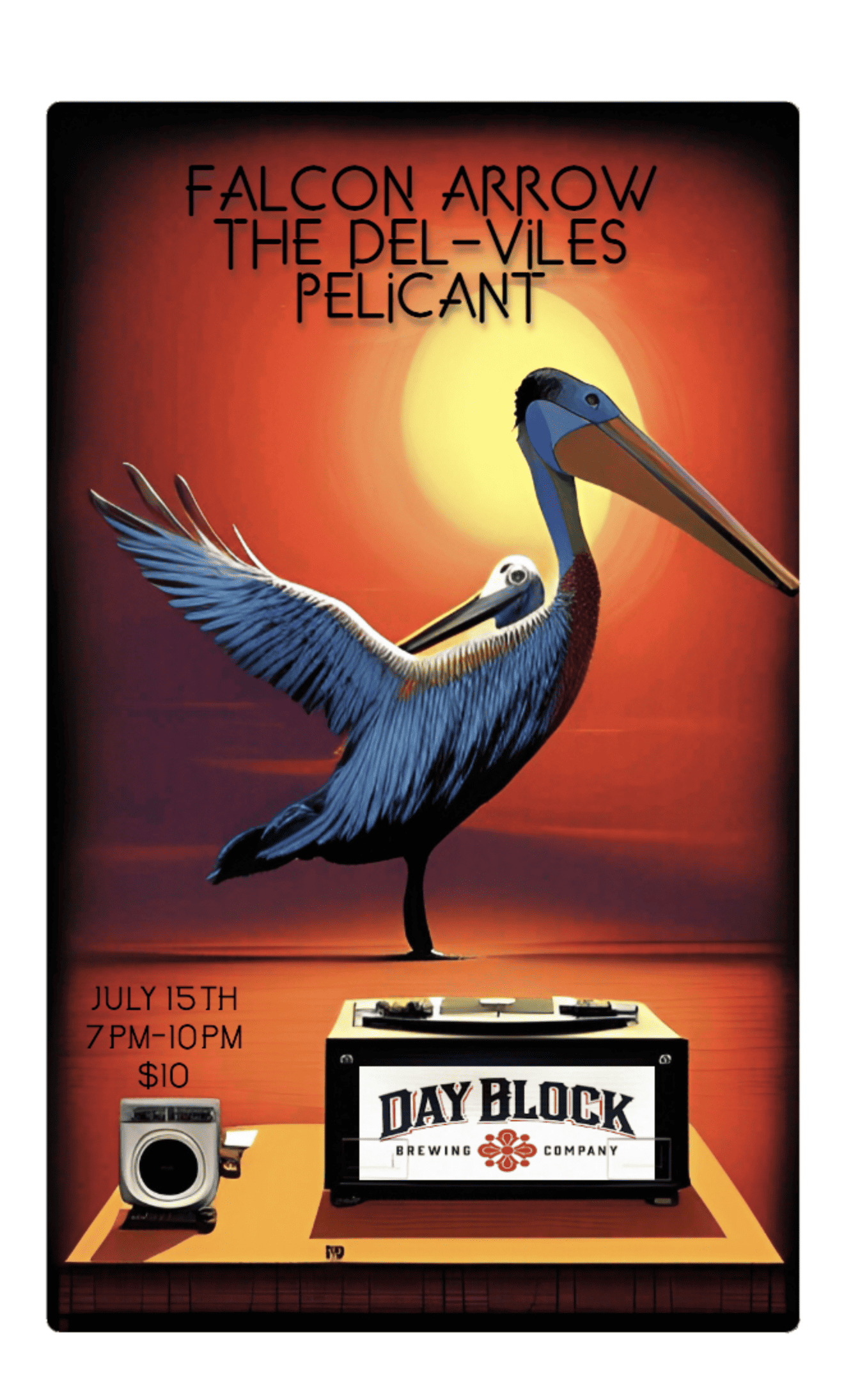 Pelicant, The DelViles, Falcon Arrow Minneapolis Events Minnesota